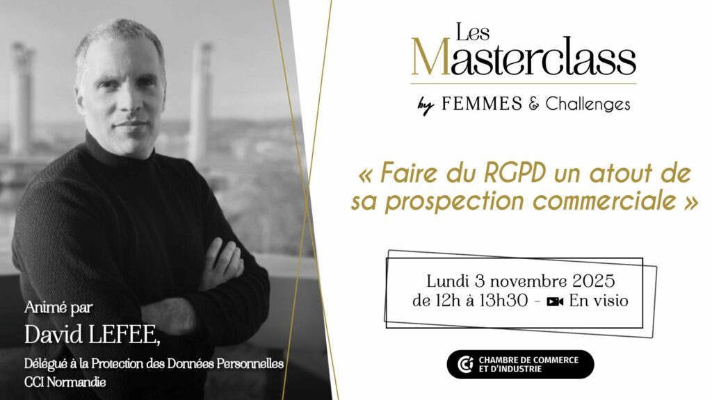 Masterclass #16 - "Faire du RGPD un atout de la prospection commerciale"