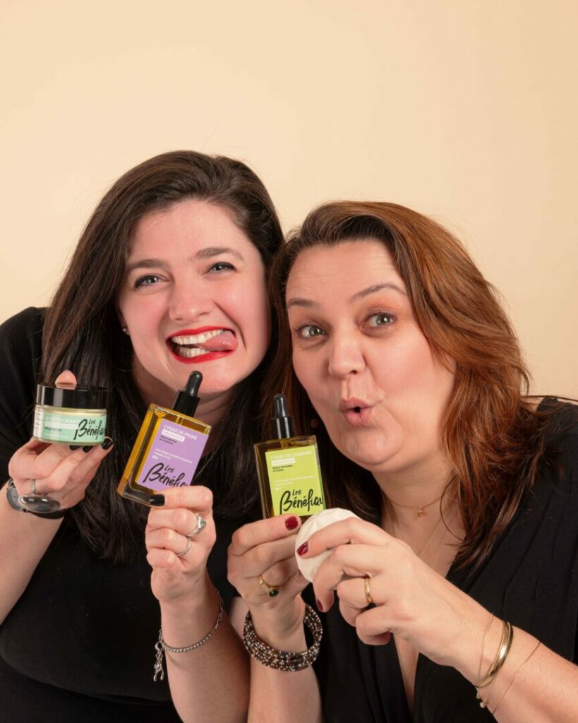 Nathalie Bovis et Mélinda Briant, Les Bénéfique ont bénéficié du FUND Femmes & Challenges