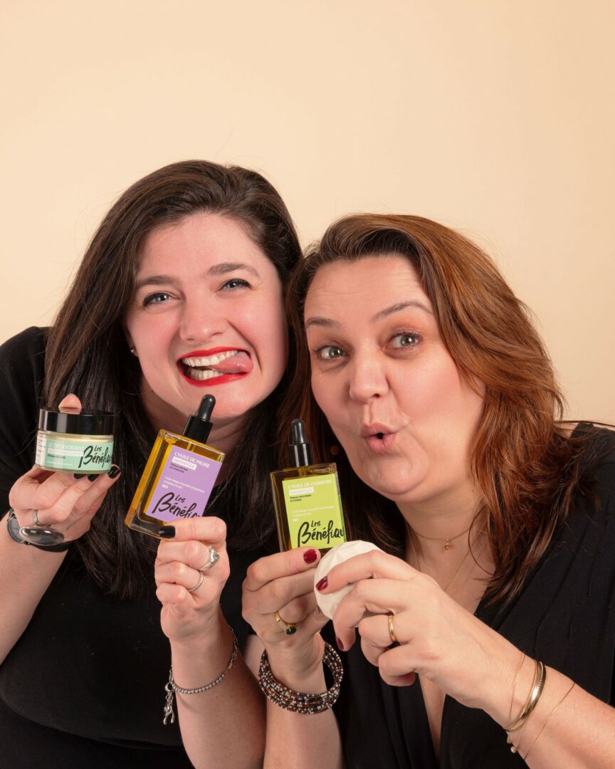 Nathalie Bovis et Mélinda Briant, Les Bénéfique ont bénéficié du FUND Femmes & Challenges