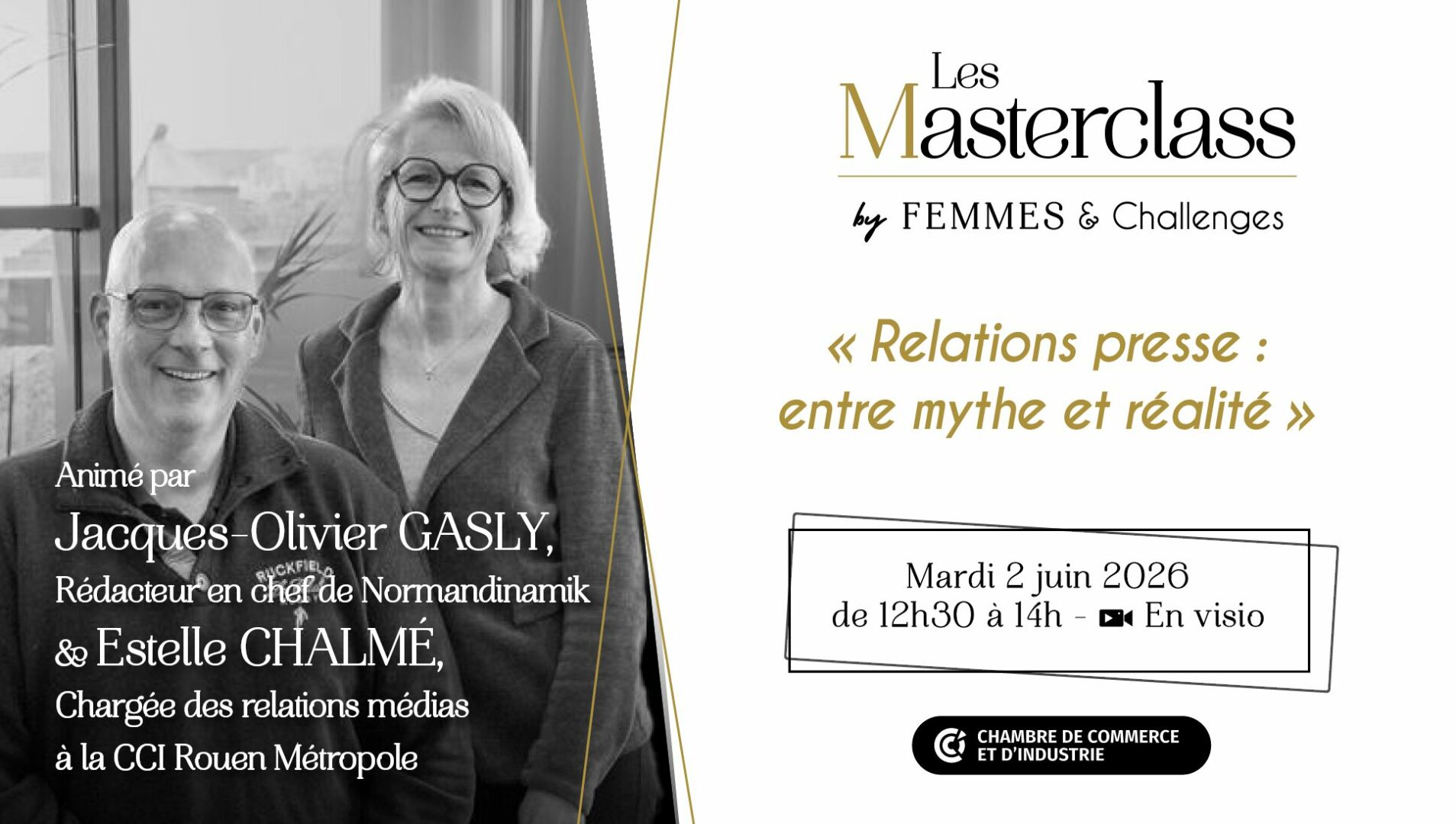 Masterclass Femmes & Challenges sur la presse et les relations presse.